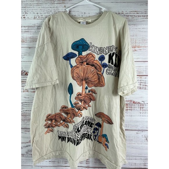 Urban Outfitters Tops - Project Social T Urban Outfitters Mushroom T-Shirt Sz L/XL